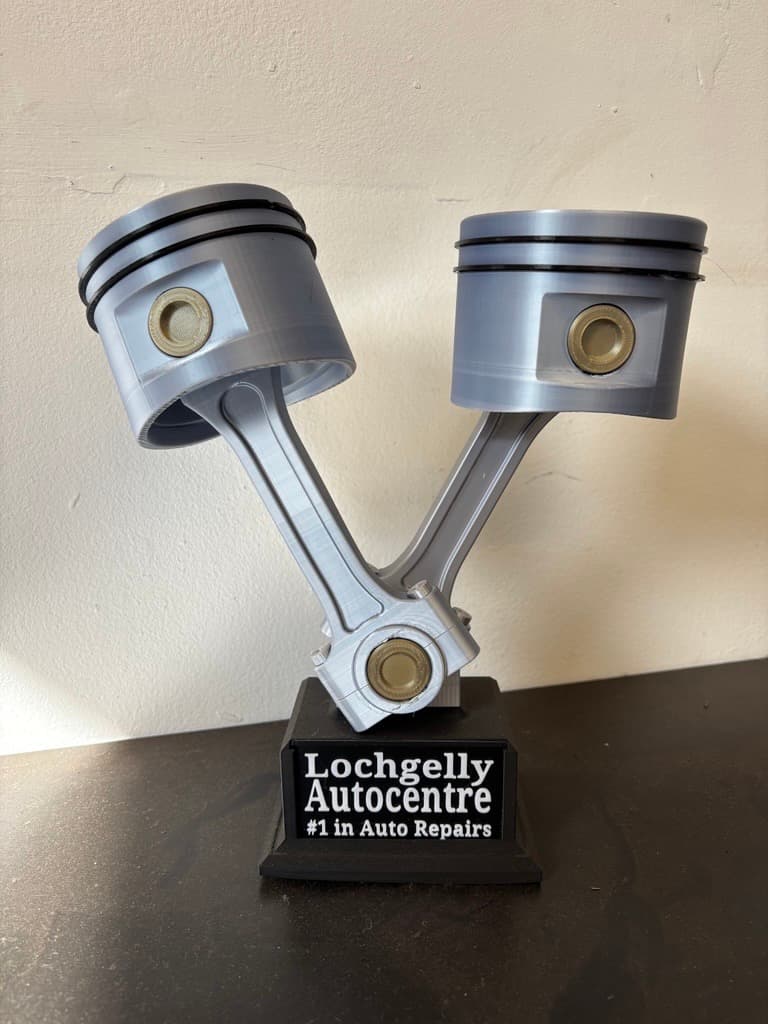 Mechanic working on a car